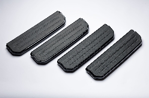 Накладки на пороги Land Rover Defender 110 (черный) MELCO Def110