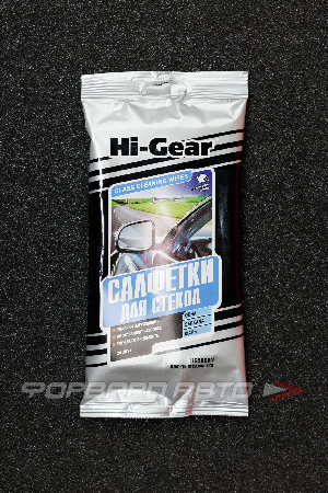 Салфетки влажные для стекол (20шт) HI-GEAR HG5606N