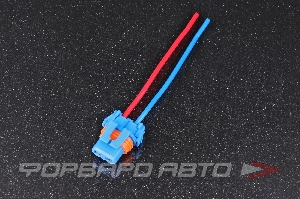 Разъем для лампы HB3 2-контактная под лампу 9005 с проводом пластик NOVA-PRO 