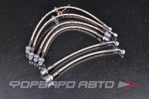 Шланги тормозные армированные TOYOTA Land Cruiser LC100 LEXUS LX470 комплект из 6 штук GOODRIDGE TTY4700-6P