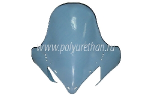 Стекло ветровое для снегохода Yamaha VENTURE RS, 2006-...(2мм, h=650мм) ПОЛИУРЕТАН 50-44-439Pc