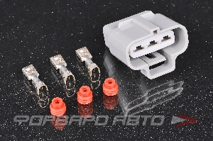 Разъем 3-х контактный межжгутовой (без провода) CARGEN AX6743S