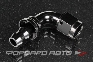 Купить Фитинг AN6 90° под шланг 9,5 мм, Push Lock AB88  Фитинг AN6 90° под шланг 9,5 мм, Push Lock AB88