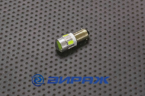 Лампа светодиодная 12V BA9S 6SMD с линзой Китай 