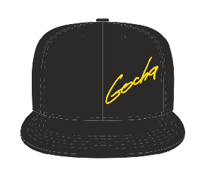 Кепка "Gocha", черная, изогнутый козырек, регулятор размера пластиковый ФОРВАРД АВТО 