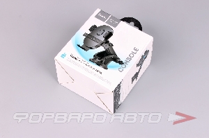 Держатель телефона раздвижной на присоске, черный HOCO H19