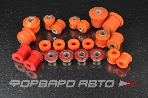 Комплект втулок и сайлентблоков ВАЗ 2110 ВАЗ 2111 ВАЗ 2112 ПОЛИУРЕТАН 17-21-004