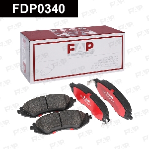 Колодки тормозные FAP FDP0340