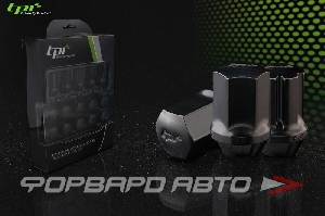 Гайки колесные 12*1,5*35 конус,16 штук и 4 секретки, сталь, черные TPI XP40-2514-45FH