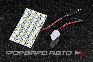 Светодиодная площадка 12V 40SMD 60*35мм белая Китай 