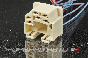 Разъем 9-ти контактный подрулевому переключателю (с проводами) CARGEN AX3702