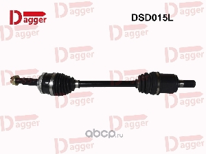 Вал приводной в сборе HYUNDAI SOLARIS/KIA RIO AUTO - 6 SPEED 2WD ABS LH DAGGER DSD015L