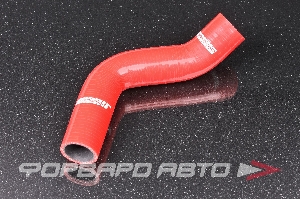 Патрубок радиатора силиконовый Nissan Skyline GT-R BCNR33 RB26DETT, верхний, красный AUTOBAHN88 