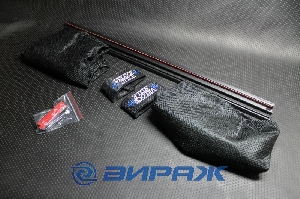 Штора солнцезащитная раздвижная (70*42-47см), 2 шт. L НОВАЯ ЗАРЯ 70M, KS-2A-W70L