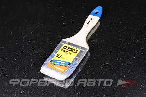 Кисть плоская Aqua-Standard искусст. щетина, дерев. ручка  63мм STAYER 01032-063