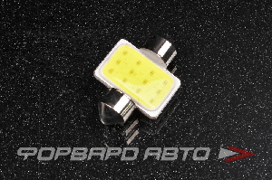 Лампа светодиодная 12V C5W SV8.5*31mm COB, белая Китай 