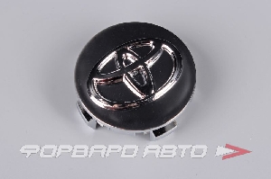 Колпачок ступицы для литых дисков Toyota, D56/63мм, зеркало <> TY-011
