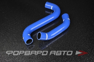 Патрубки радиатора силиконовые Subaru Legacy B4 BE5 BH5 98-02 синие AUTOBAHN88 