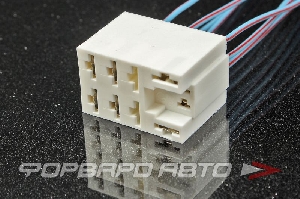 Разъем 8-ми контактный кнопкb стеклоподъемника (с проводами) CARGEN AX512