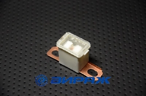 Предохранитель силовой "папа" большой 120А короткая ножка, горизонтальный MELCO FL120S-BEND