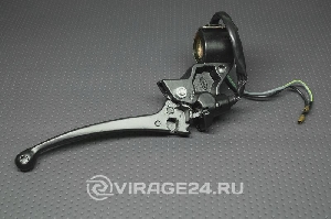 Ручка тормоза QT левая с кронштейном  