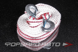 Купить Трос буксировочный 12т, 5м (стропа + 2 крючка) БАРНАУЛ  Трос буксировочный 12т, 5м (стропа + 2 крючка) БАРНАУЛ