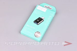 Адаптер USB3.0-Type-C черный HOCO UA17