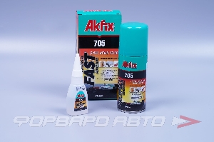 Супер-клей универсальный, двухкомпонентный 705, 100мл Akfix GA055