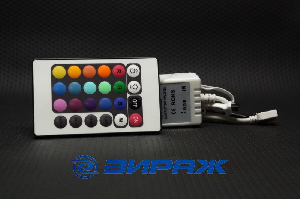 Контроллер для светодиод.ленты с пультом RGB 12V-6V  