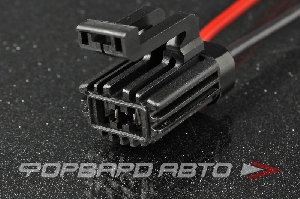 Разъем 2-х контактный электровентилятора радиатора (с проводами) CARGEN AX301