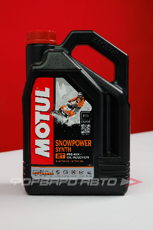 Масло моторное 4л, 2T SnowPower synth TC FD (c) MOTUL 108210