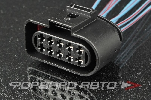 Разъем 8-ми контактный блок-фары (с проводами) CARGEN AX436