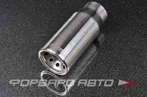 Насадка глушителя Вход = 58 мм Выход = 64 мм Длина = 180 мм Турбо дизайн PROSPORT RS-02251