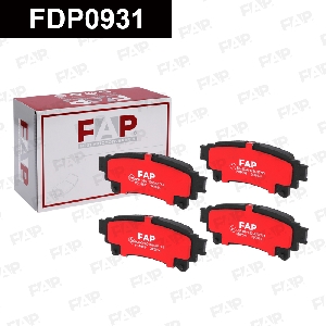 Колодки тормозные FAP FDP0931