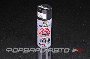 Краска аэрозольная акриловая 400 мл черный матовый BOSNY 4