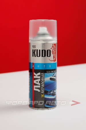Купить Лак глянцевый акриловый 1К металлик (аэрозоль), 520мл KUDO KU-9010 Лак глянцевый акриловый 1К металлик (аэрозоль), 520мл KUDO KU-9010
