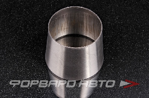 Конус-переходник D=63-76*1мм, h=60 мм, титан FORA TITANIUM GW-RF-Cone002