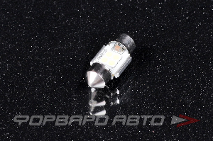 Лампа светодиодная 12V C5W (салонная 28мм) (белый) SARITI SJ-3030-4SMD