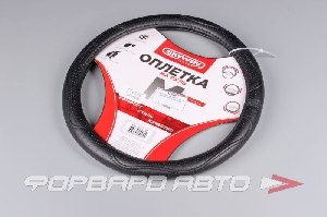 Оплетка руля (M) Art-7 M  черная экокожа SKYWAY S01102048