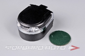 Пепельница со светодиодной подсветкой (черная с хромом) NOVA BRIGHT 46577