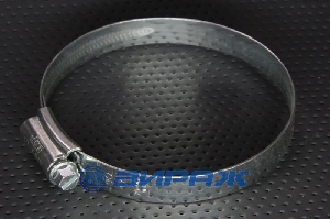 Хомут червячный 60-80мм, гальванизированный HI-GRIP 