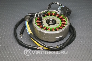 Зажигание в сборе с маховиком (генератор)(18 катушек) 167FMM (250CC)  