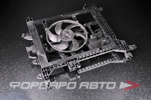 Вентилятор радиатора Duster (10-) (c кожухом) LUZAR LFK0950