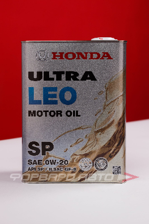 Масло моторное 0W20 4л, ULTRA OIL LEO SP/GF-6 HONDA 08227-99974HMR