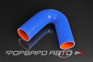 Патрубок силиконовый 70-76 мм, 135°, L=150*150 мм, синий MELCO 135-70-76-150-150