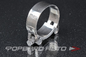 Хомут силовой 52-55мм, нержавеющ.сталь  