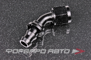 Фитинг AN8 под шланг 12 мм, 45° Push Lock AB88 