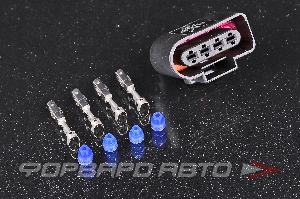 Разъем 4-х контактный катушке зажигания ( с проводом) CARGEN AX8234