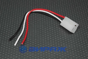 Разъем 3-х конт. с проводами UH-3P-F.3Pin мама, универсальный  