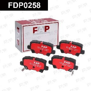 Колодки тормозные FAP FDP0258